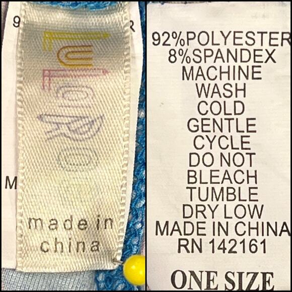 LuLaRoe Breast Cancer Awareness Leggings Blue Pink Ribbon One Size - Picture 11 of 11